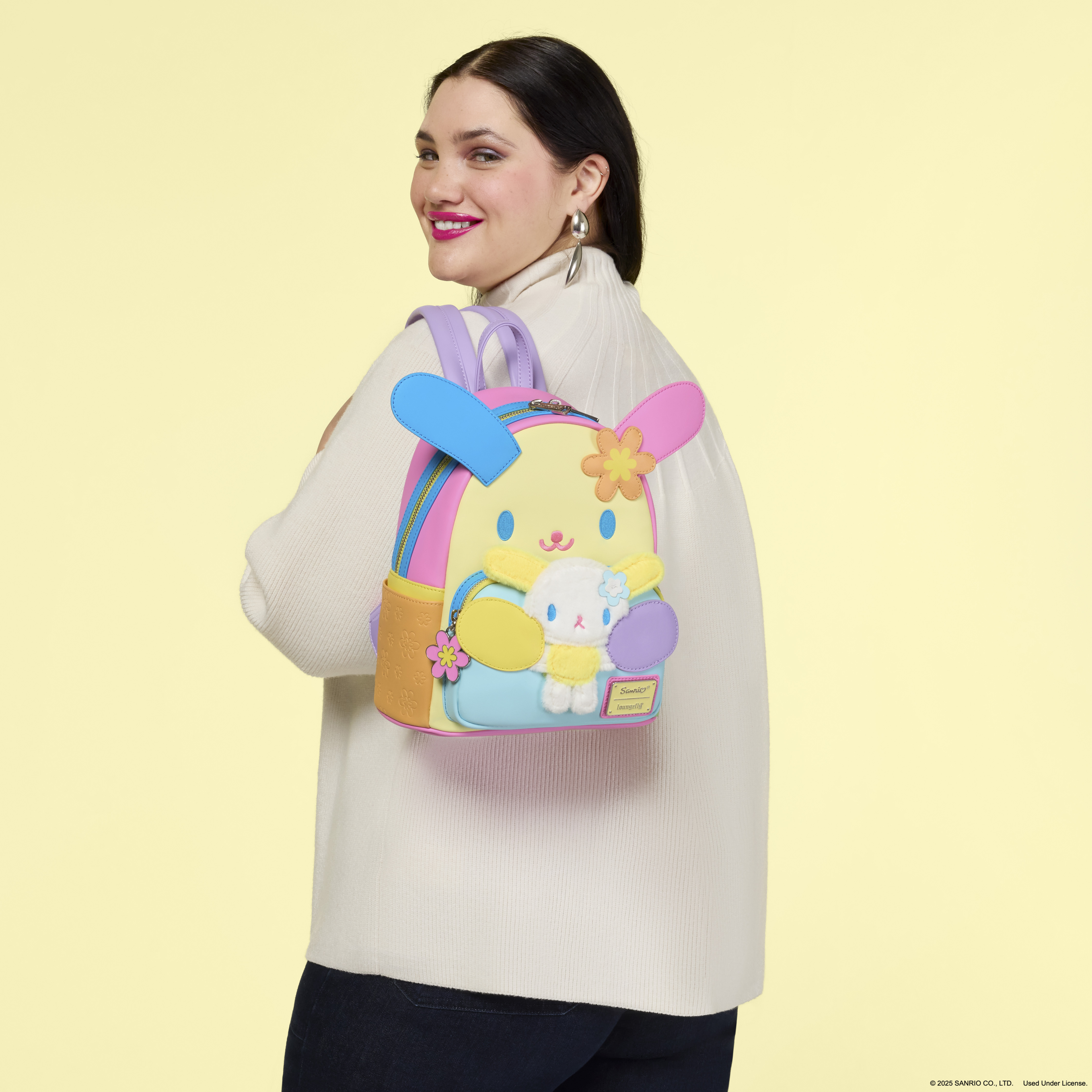 Loungefly限定　うさはな　USAHA*NA ミニリュック コスプレ風 Sanrio Exclusive U*SA*HA*NA Color Block Cosplay Mini Backpack